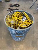 Lot of Asst. Construction String Lights with Rough Service Bulbs