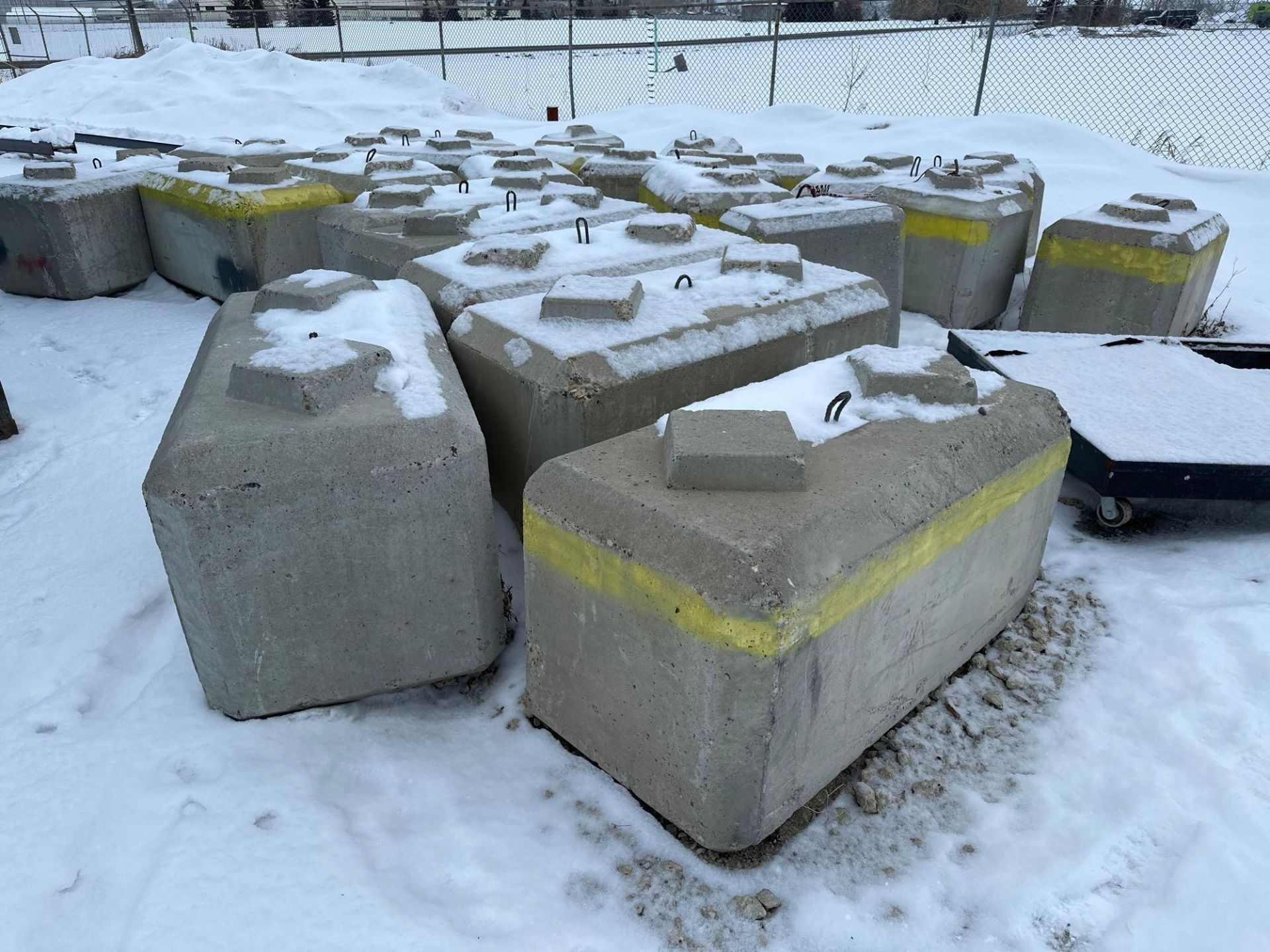 Lot of Approx. (25) Asst. Concrete Lego Blocks - Image 2 of 3