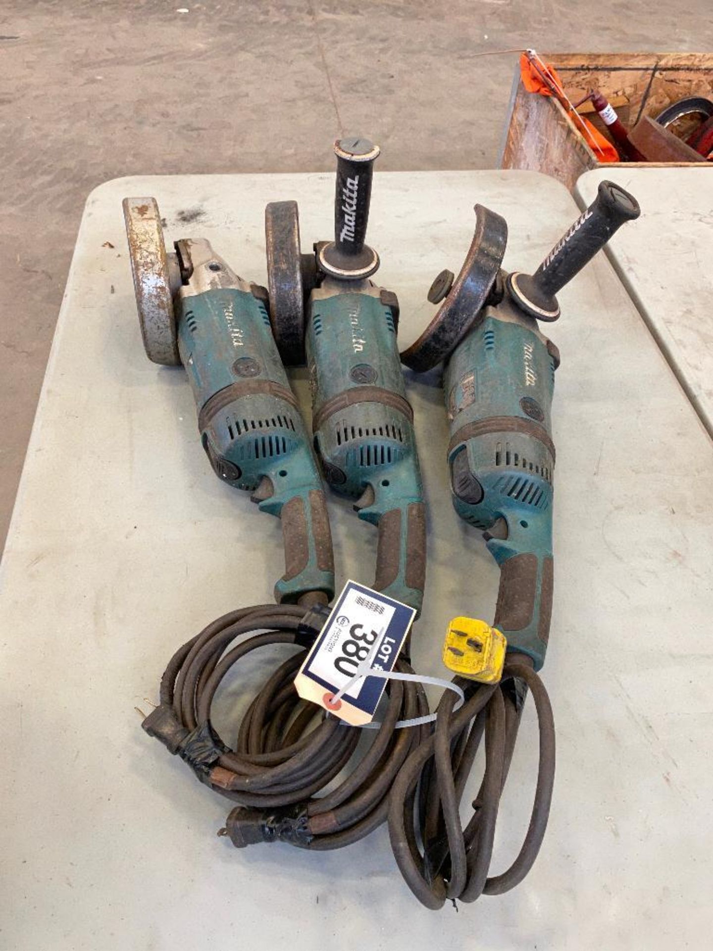 Lot of (3) Makita Angle Grinders - Image 2 of 4