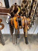 Lot of (2) Kito Corp 3/4-Ton Lever Hoist **(1) is Chainless**
