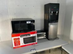 Lot of Magic Chef Microwave, Toastmaster, and Primo Watercooler