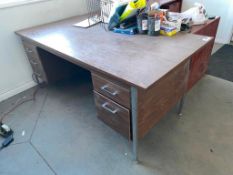 Double Pedestal Desk