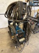 Miller XMT 350 w. Miller Suitcase X-Treme 12VS Wirefeeder, hoses, cables and cart