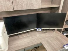 Lot of (2) HP Computer Monitors