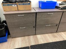 Lot of (2) 2-Drawer Lateral File Cabinets