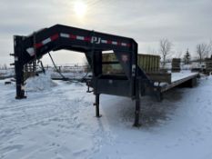 2020 PJ Trailer Tri/A Dually 40' Gooseneck Trailer w. Beaver tails and ramps SN: 4P5LD4032K1313430