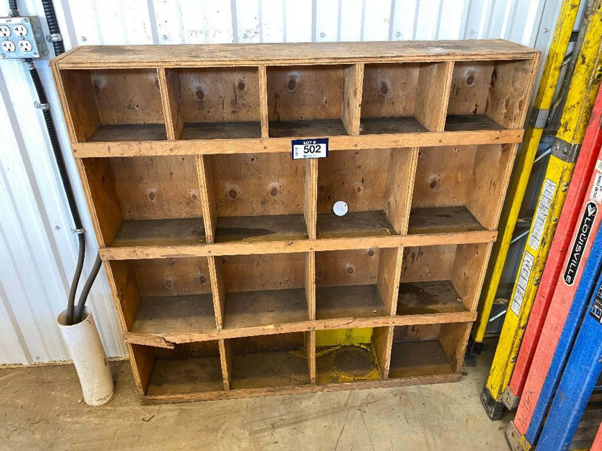 Wooden Storage Shelf