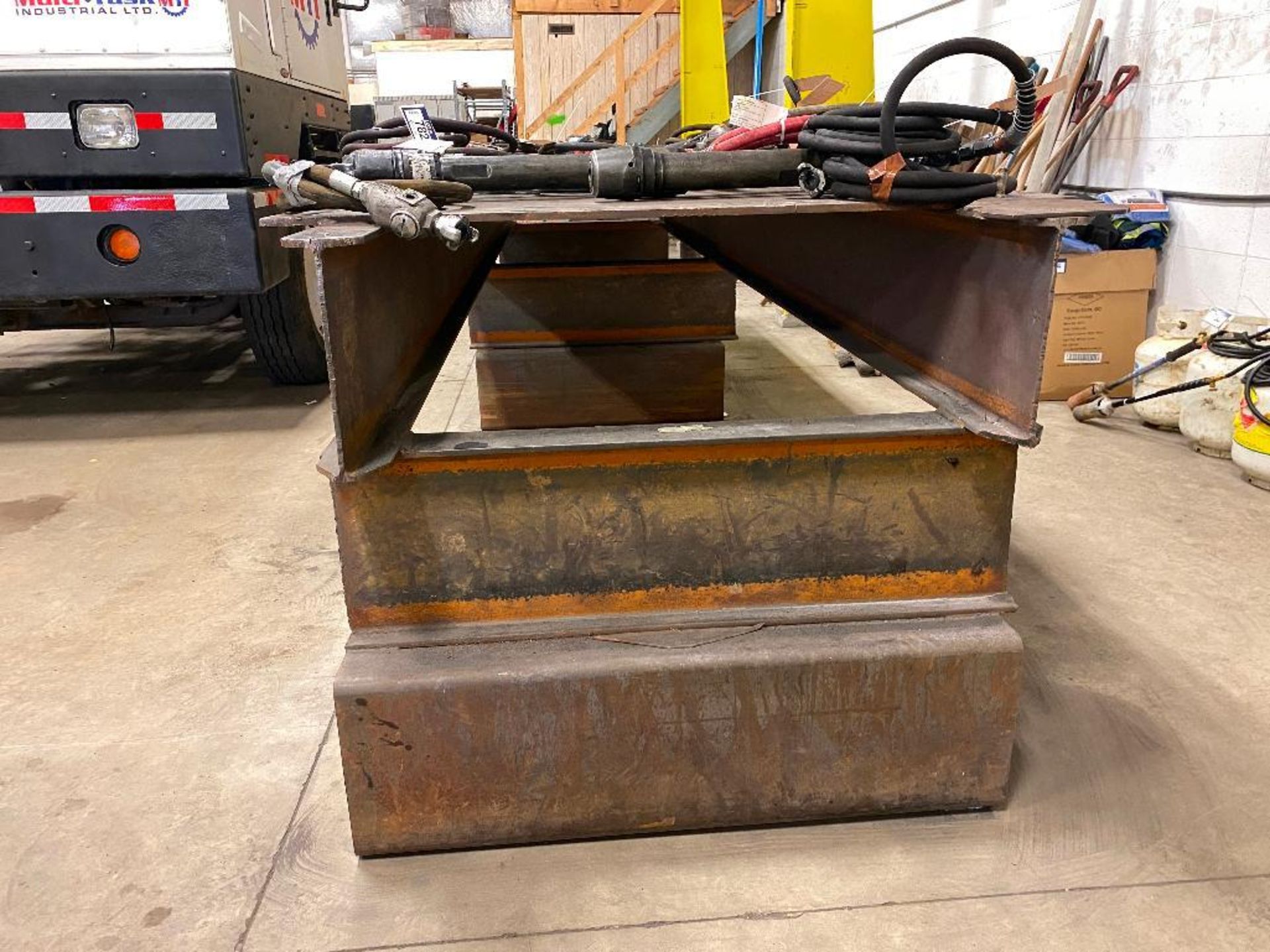 17' X 48" Steel Welding Table - Image 2 of 3