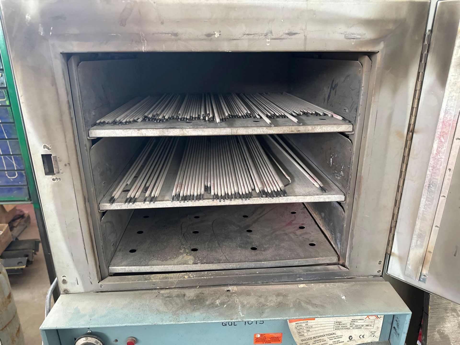 Lot of Gullco 350 Rod Oven w/ Steel Stand, Oxy/ Acetylene Hoses, etc. - Image 3 of 4