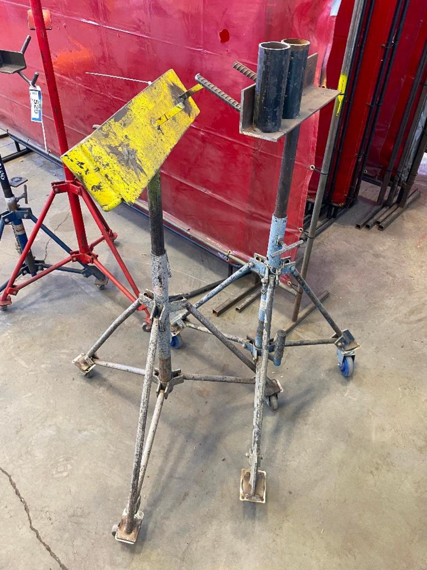 Lot of (2) Collapsible Pipe Stands - Image 2 of 2