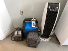 Lot of (4) Asst. Electric Space Heaters