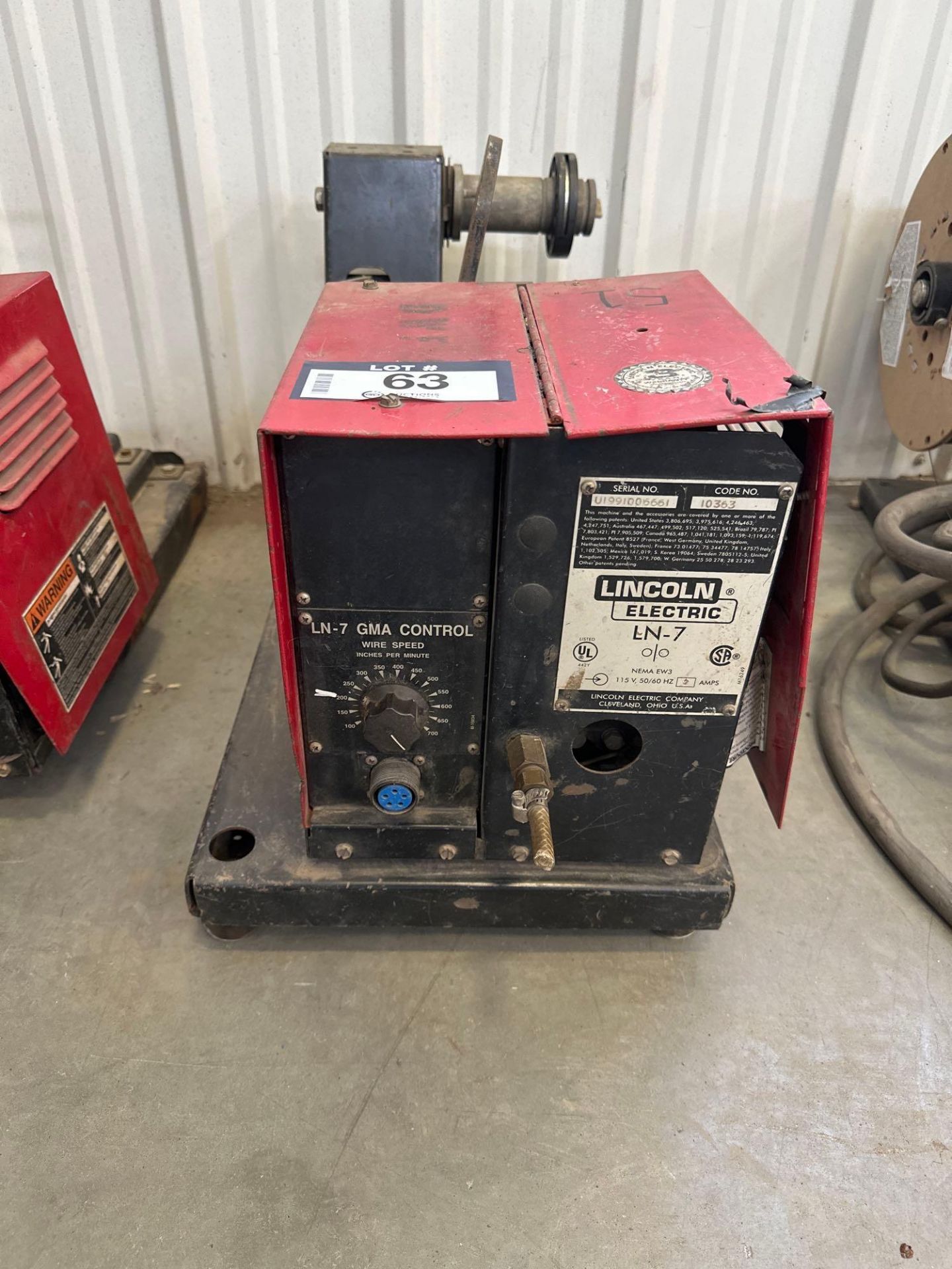 Lincoln Electric LN-7 Wire Feeder - Image 2 of 3