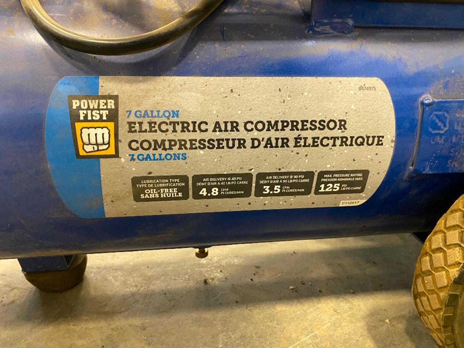 Power Fist 7 Gallon Air Compressor - Image 2 of 4