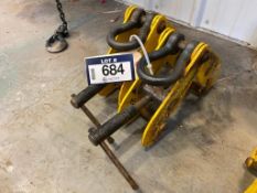Lot of (2) Beam Clamps