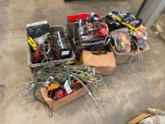 Lot of Asst. Harnesses, Fall Arrest, Steel Tether Cables, etc.