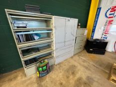 Lot of (4) Asst. Filing Cabinets