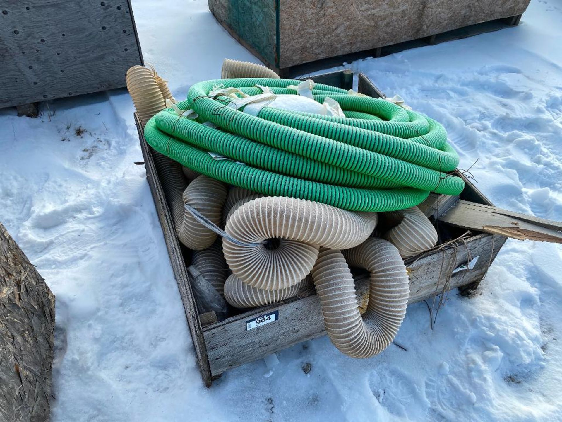 Crate of Asst. Hoses