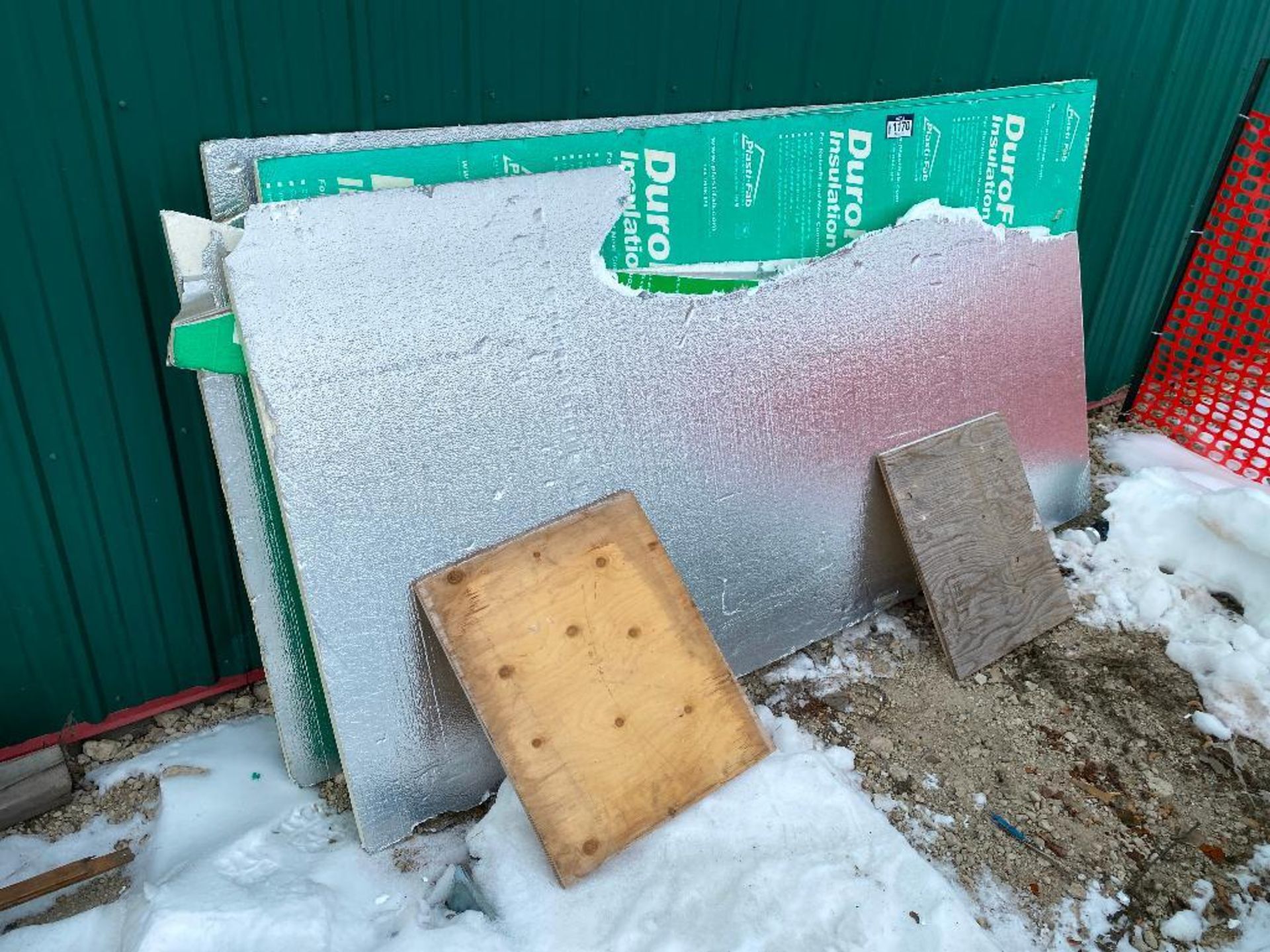 Lot of (4) Asst. Styrofoam Insulation Panels - Image 3 of 3