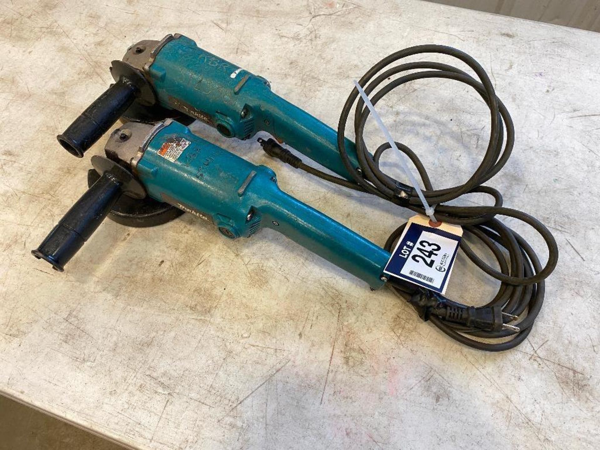 Lot of (2) Makita 5" Angle Grinders - Image 2 of 5