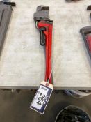 Lot of 18" Pipe Wrench and 24" Pipe Wrench