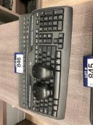 Lot of (2) Logitech Wireless Keyboard and Mice