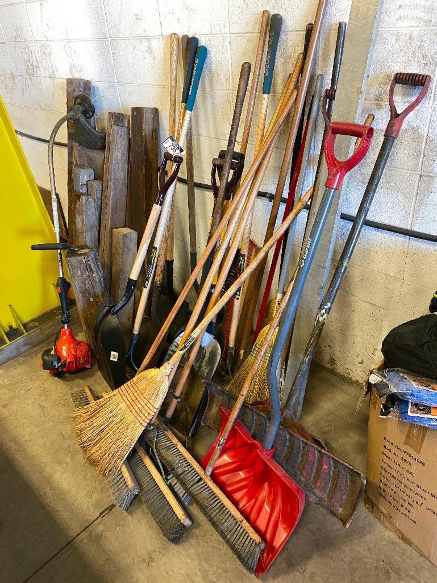 Lot of asst. Brooms and Shovels - Image 3 of 3
