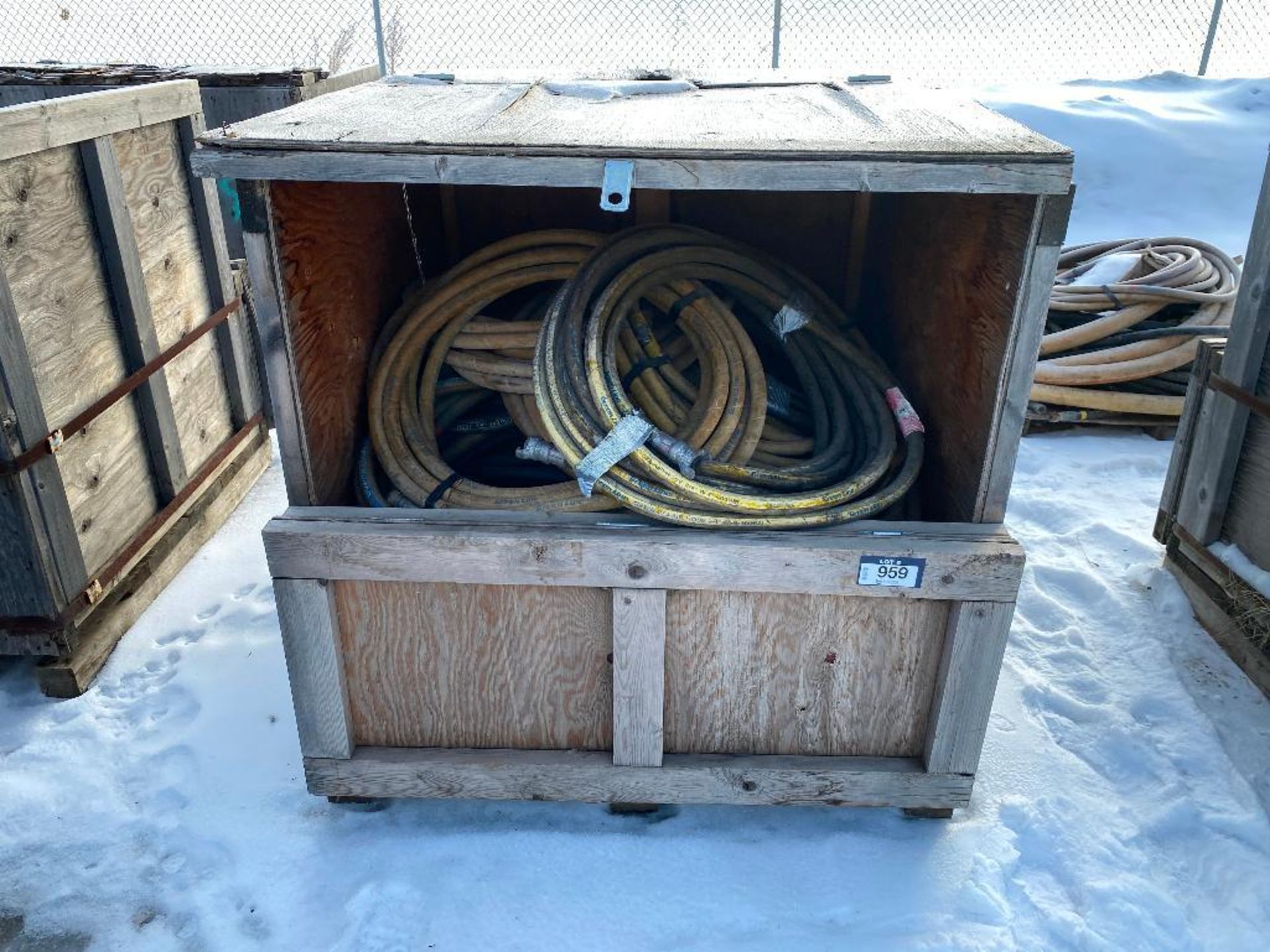 Crate of Asst. Hose