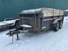 2013 TNT 14' T/A Dump Trailer SN: 5WBBU1420DW006652