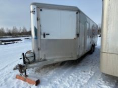 2013 Mission by Alcom 22' V-Nose T/A Enclosed Office Trailer SN: 5WFBE2225DW028229