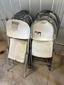 Lot of (14) Plastic Folding Chairs