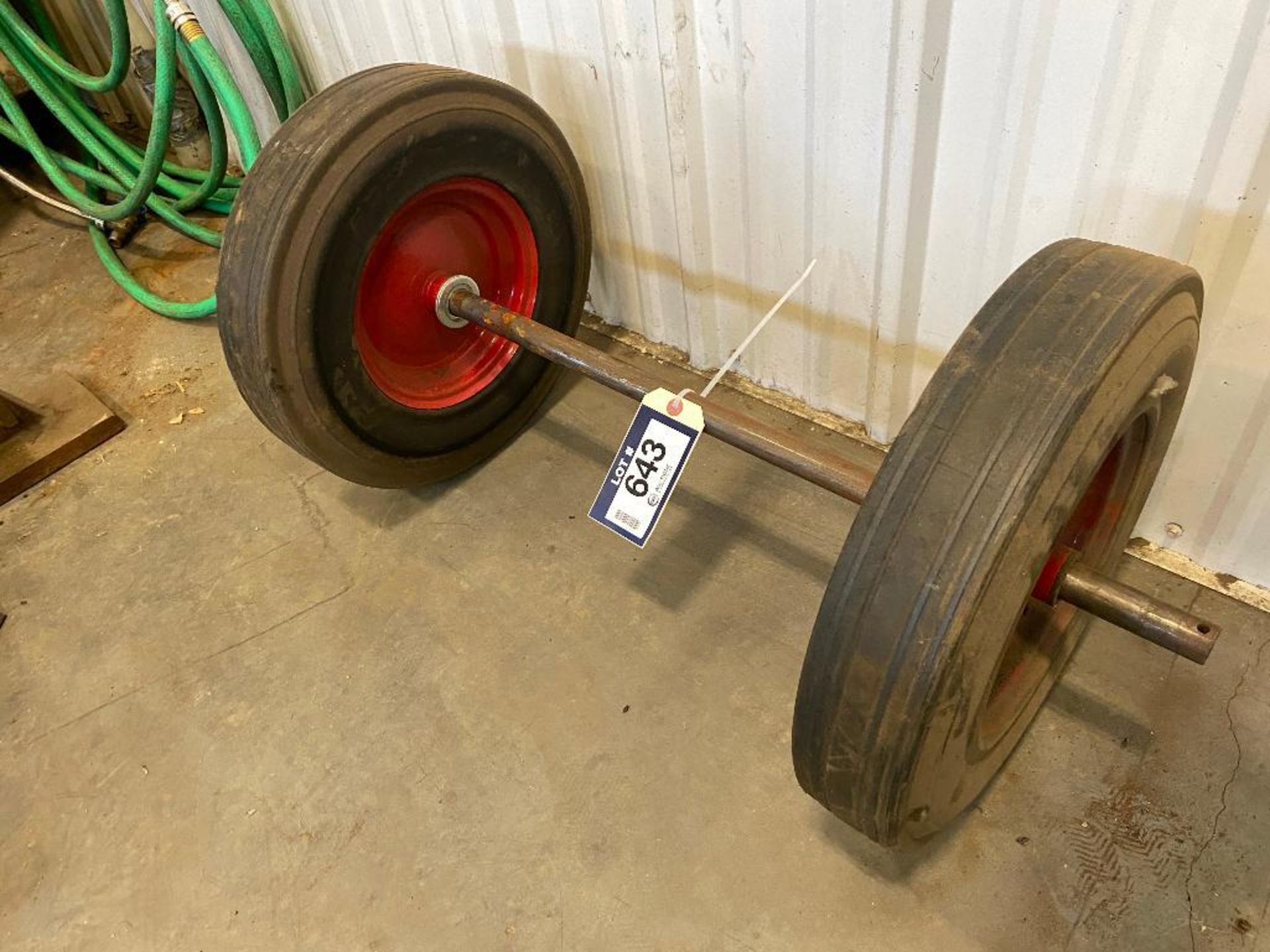 Axle with 16" Wheels