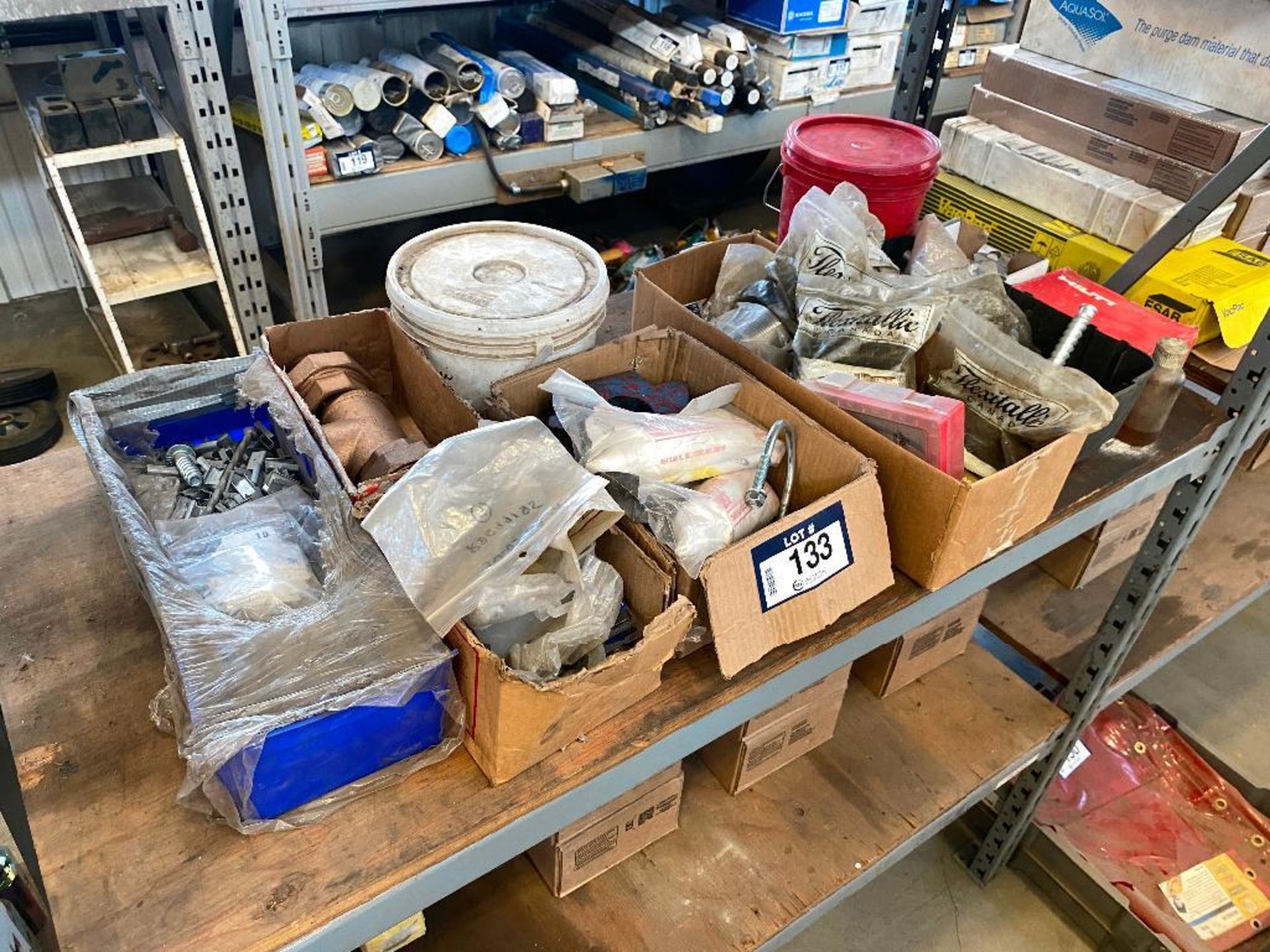 Lot of Asst. Hardware, Fasteners and Fittings - Image 2 of 3