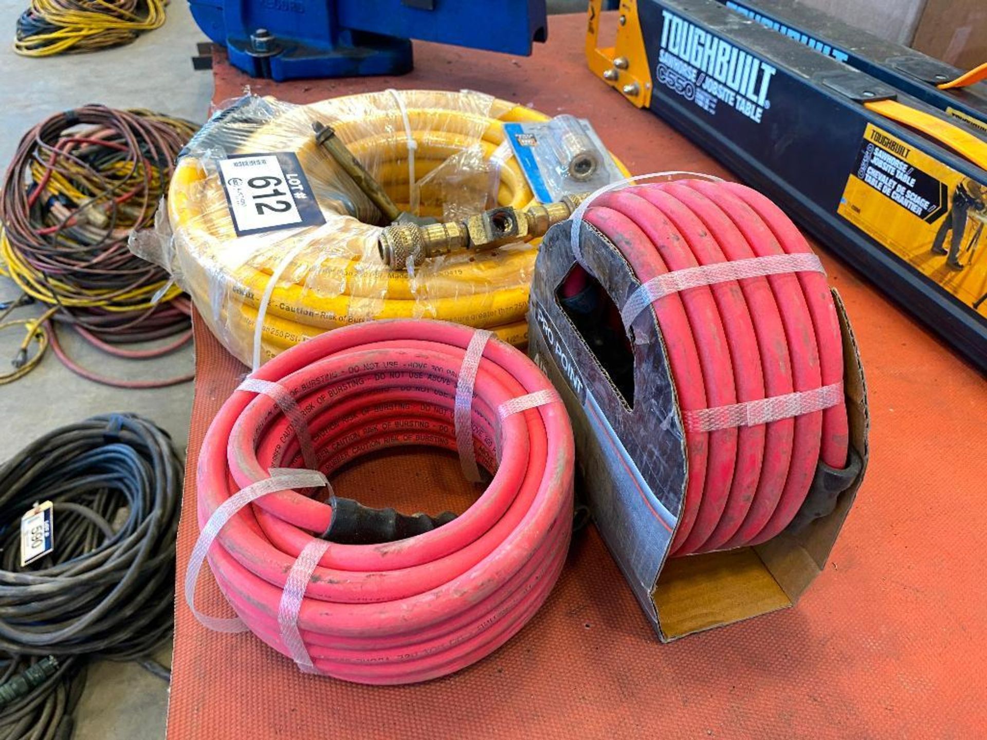 Lot of (3) Pneumatic hoses - Image 3 of 3