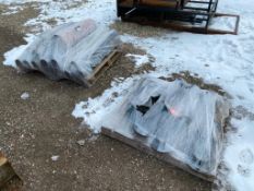 Lot of (2) Pallets of asst. piping and flanges