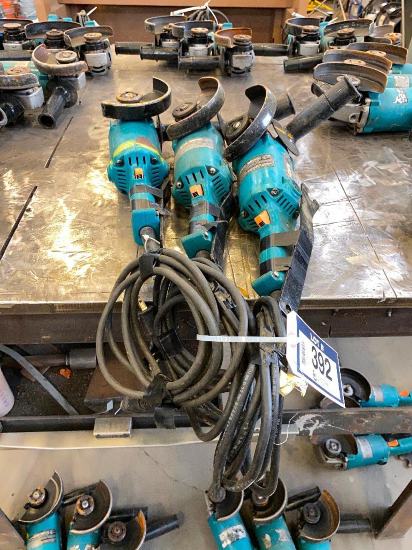 Lot of (3) Makita 5" Angle Grinders