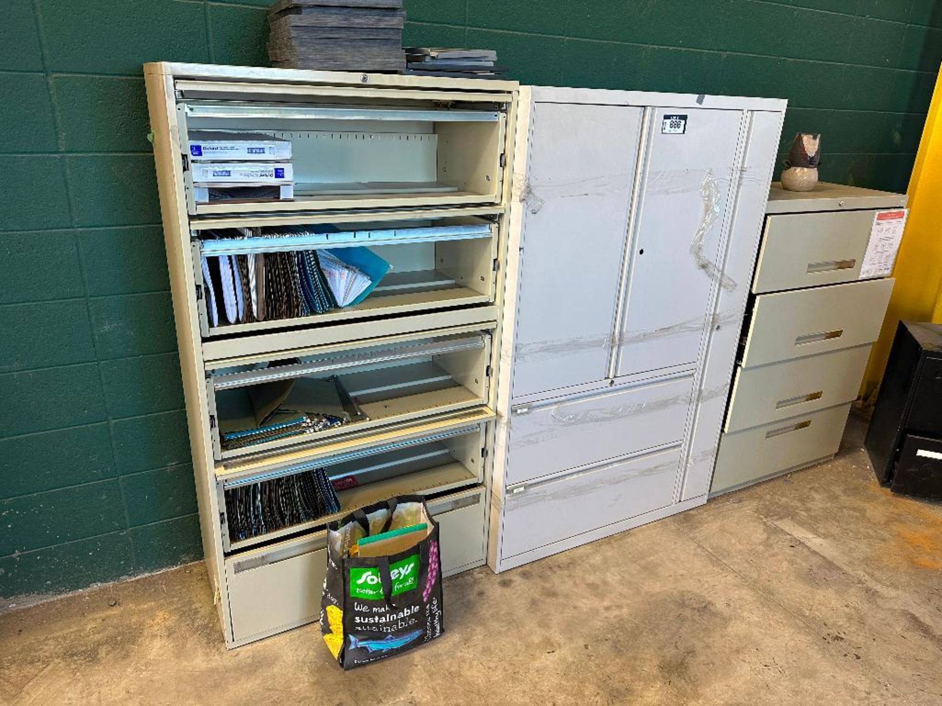 Lot of (4) Asst. Filing Cabinets - Image 2 of 3