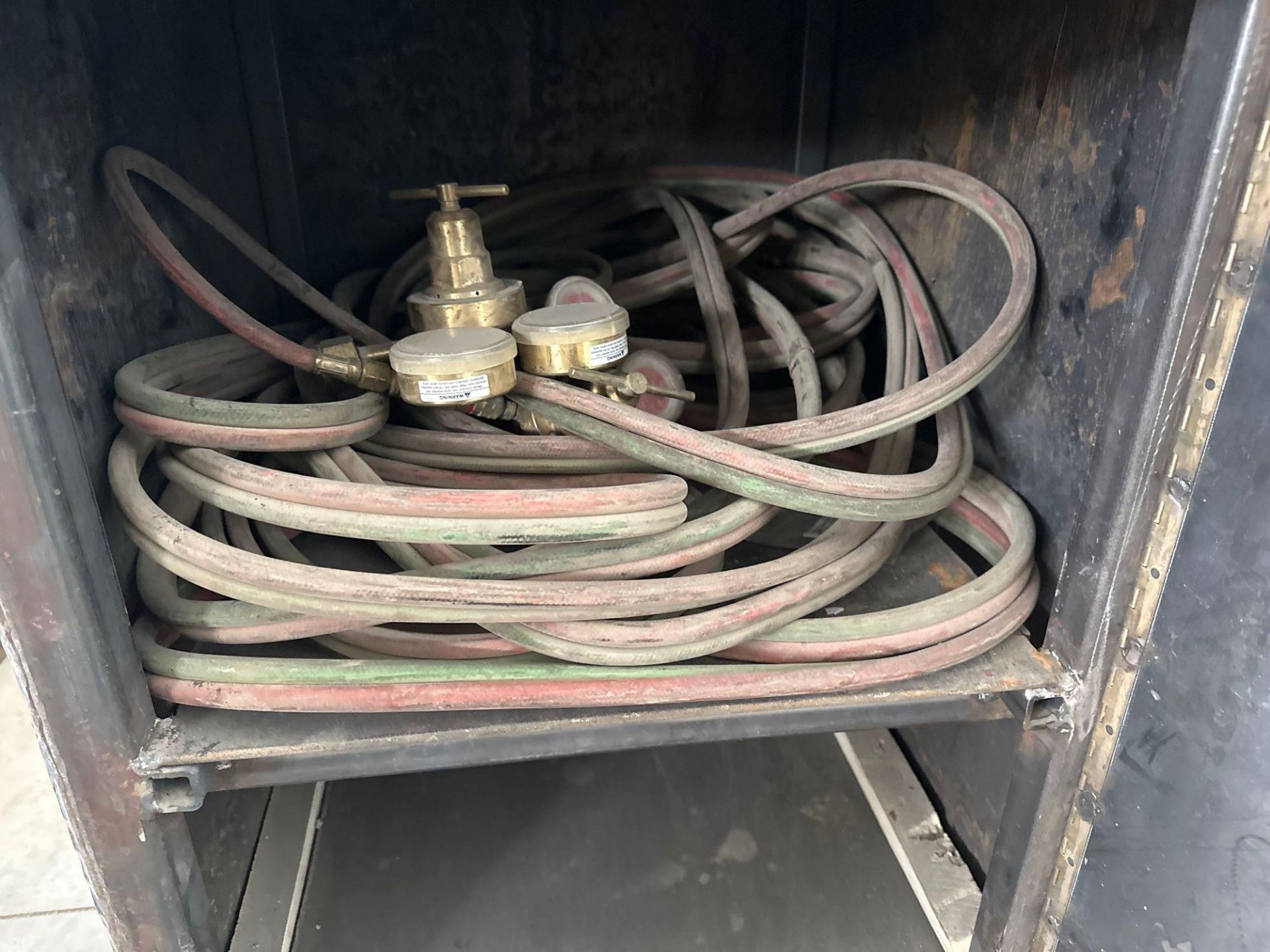 Lot of Gullco 350 Rod Oven w/ Steel Stand, Oxy/ Acetylene Hoses, etc. - Image 2 of 4