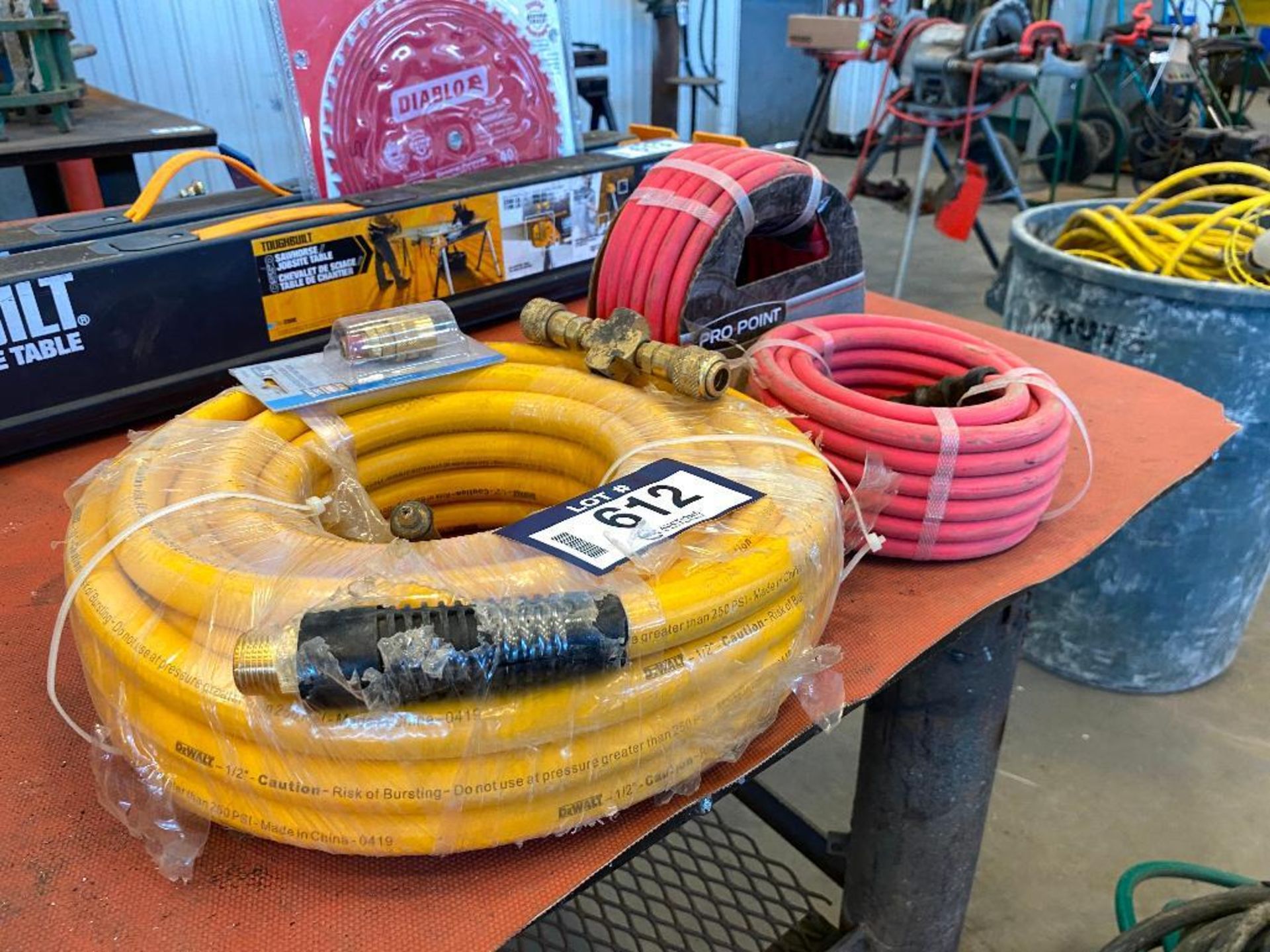 Lot of (3) Pneumatic hoses - Image 2 of 3