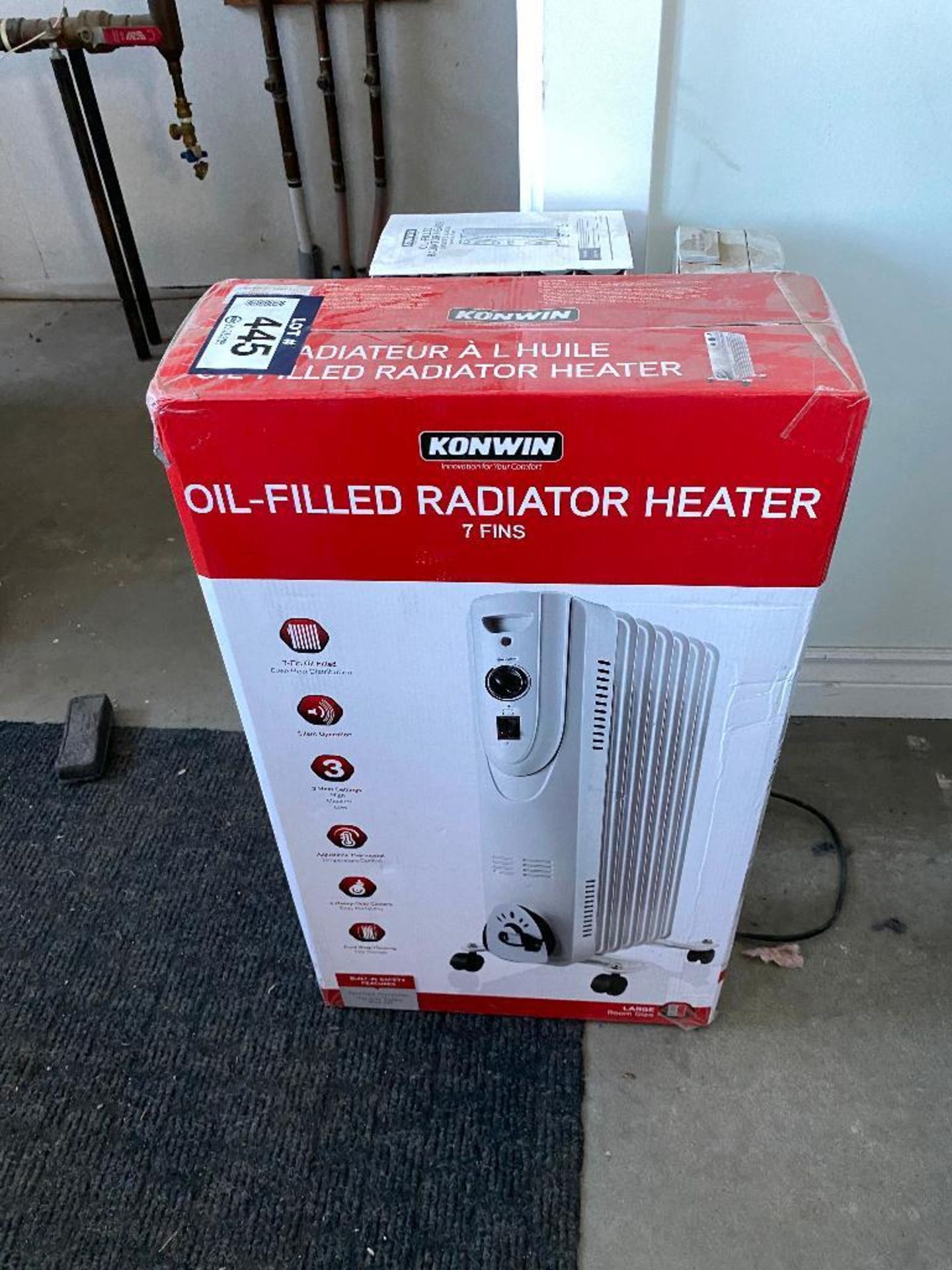 Lot of (2) Oil-Filled Radiator Heaters - Image 2 of 3