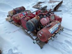 Lot of (5) Asst. Air Tanks, Fuel Cannisters, etc.