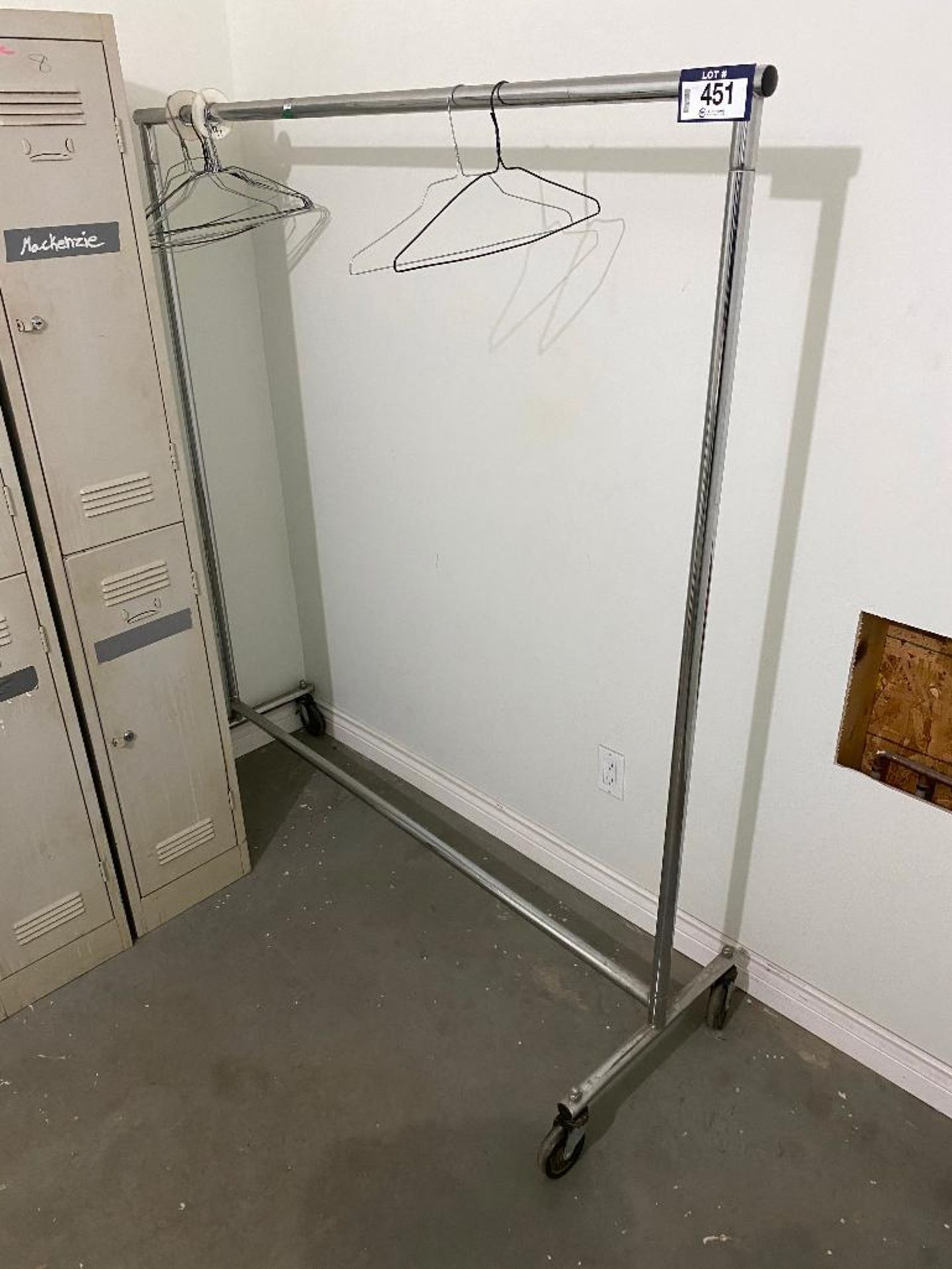 Mobile Clothing Rack - Image 2 of 2