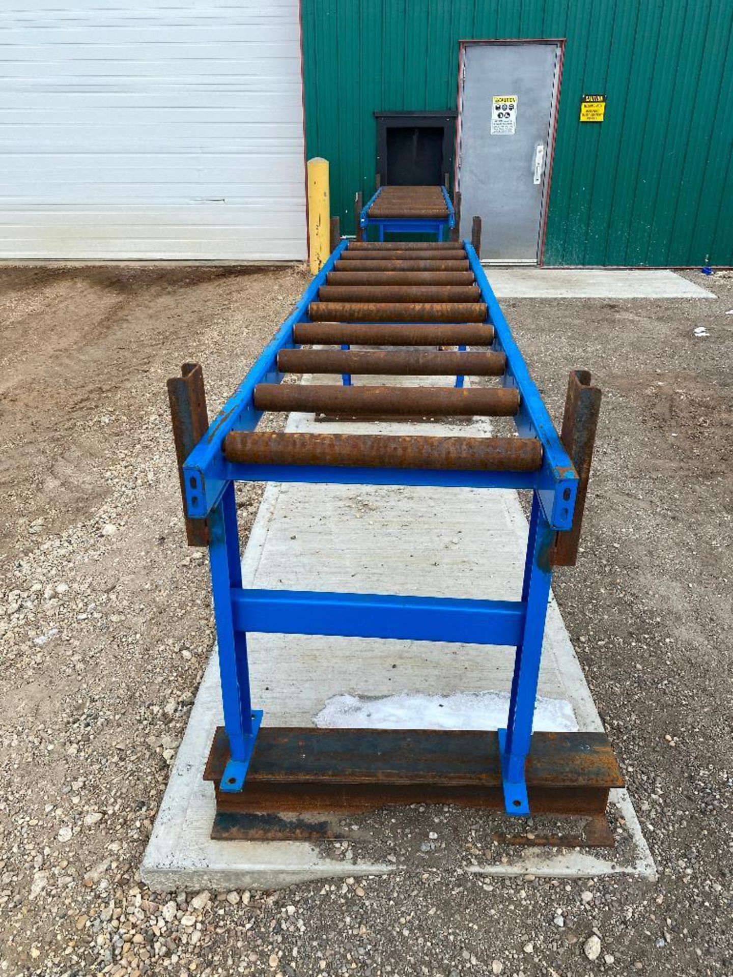 Lot of (2) 60" x 27" Conveyor rollers - Image 2 of 3