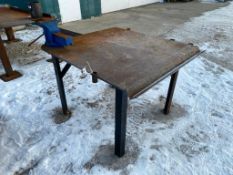 48" X 53" Steel Welding Table with 8" Irwin Vise