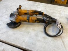 Lot of (2) Dewalt 6" Angle Grinders