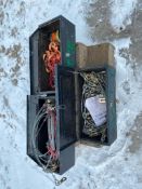 Lot of (3) Tool Boxes w. Asst. Cable Lanyards