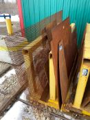 Lot of Asst. Steel Sheets and Grading