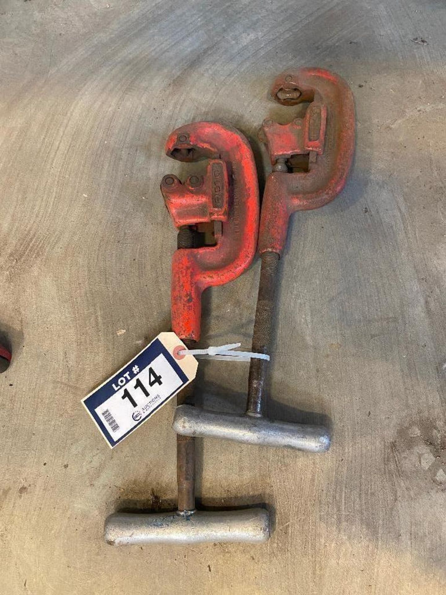 Lot of (2) Ridgid Pipe Cutters