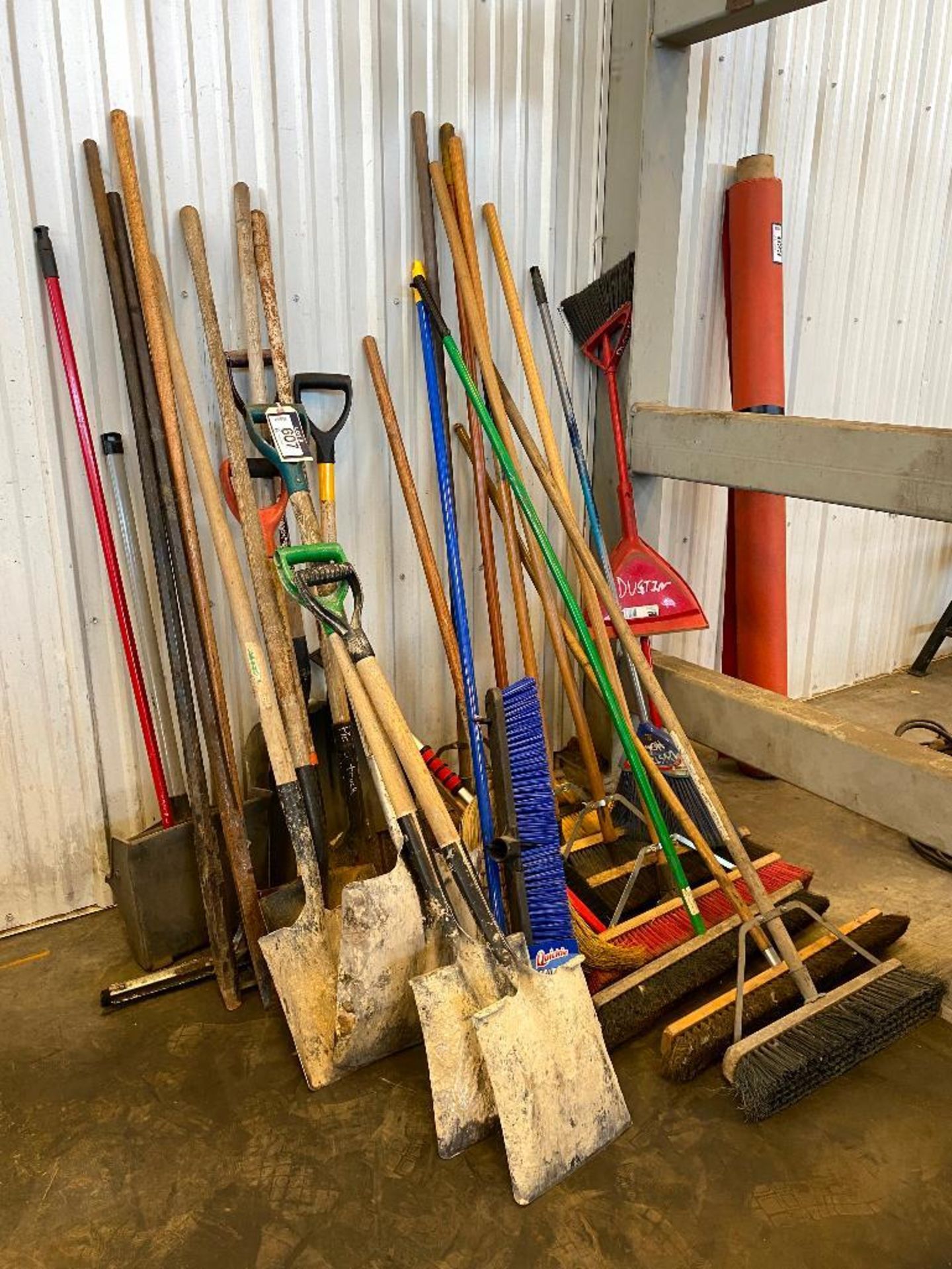 Lot of asst. Brooms and Shovels - Image 2 of 2