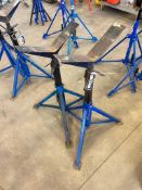 Lot of (2) V-Head Pipe Stands