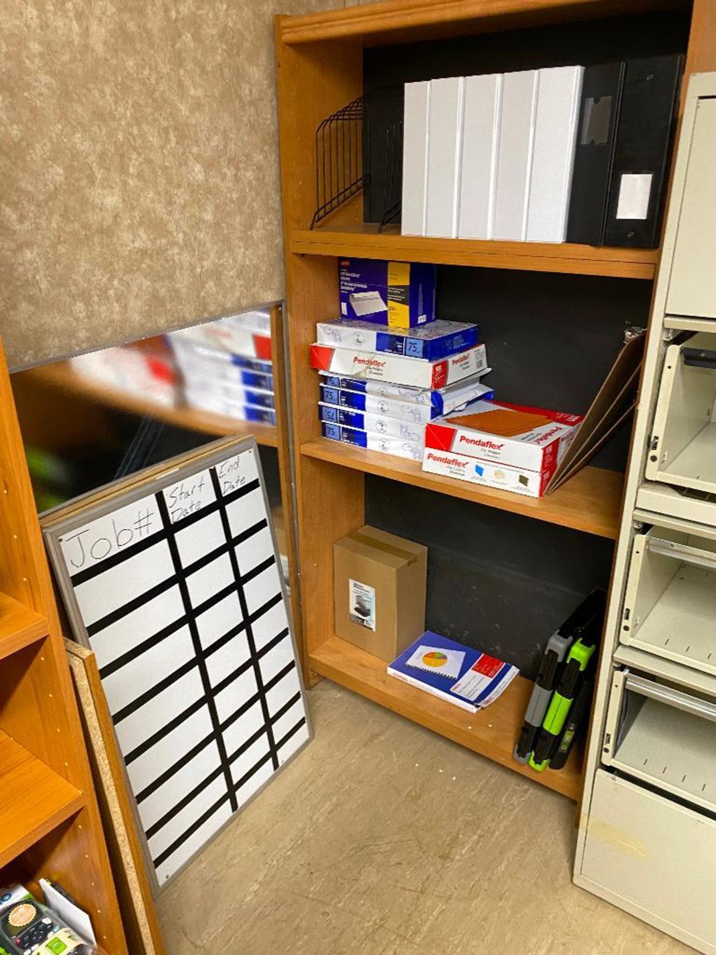 Lot of Asst. Office Supplies including Power Bar, Hole Punches, Staplers, Label Printer, etc. - Image 3 of 9